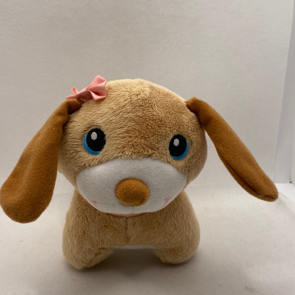 Vtech Plush Dog Care For Me Learning Carrier Replacement Part Brown Pink Bow
